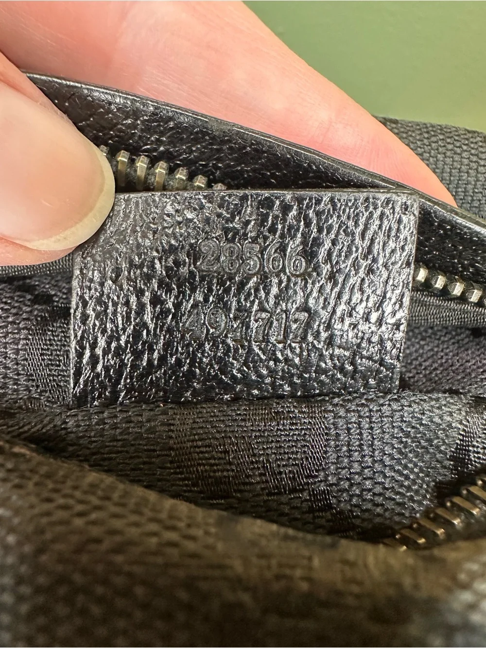Authentic Gucci Black GG Canvas Belt Bag / Waist Bag | COA Included - Picture 11 of 16